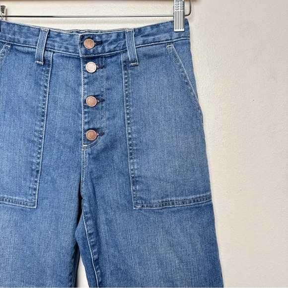 AG Womens 27R Etta Fatigue Button Fly Crop Flare Jeans - Picture 5 of 16